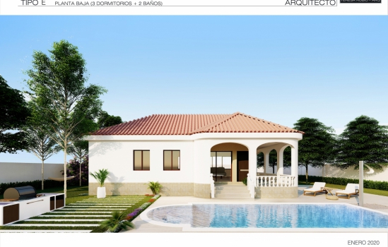 Buy New Villa in Pinoso at € 184,000
