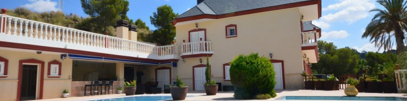 Luksusvilla med basseng i Jumilla (Murcia). Ferieutleie, pris € 450 per dag